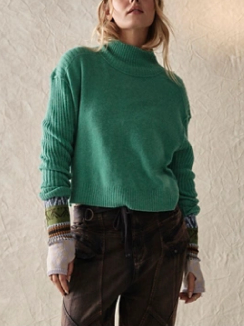 Free People Aubrey Cashmere Knit Sweater